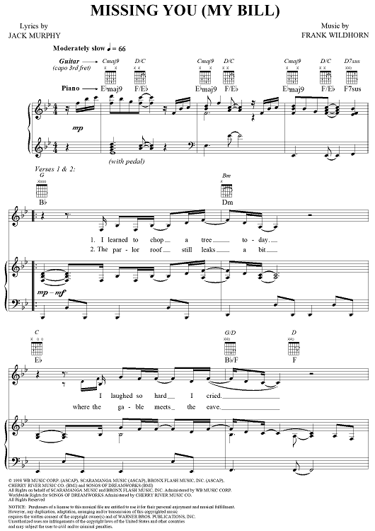 Missing You  (My Bill)