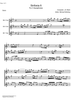 Three Part Sinfonia No. 8 BWV 794 F Major - Score