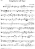 String Quartet in D Major - Viola