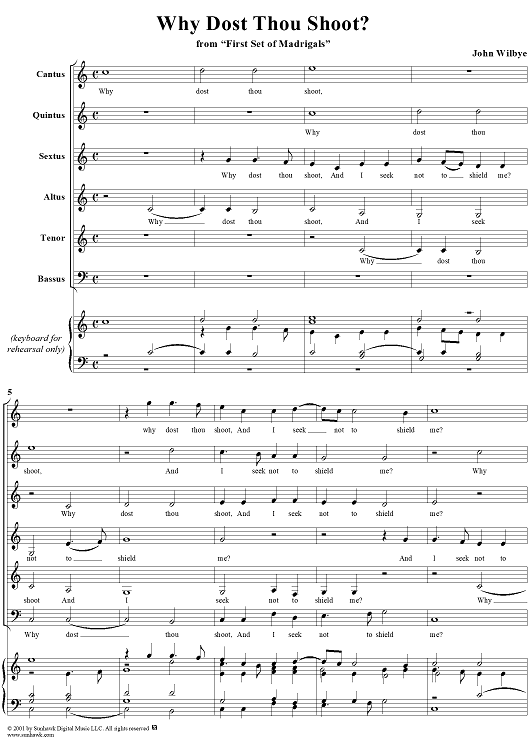 Why Dost Thou Shoot?