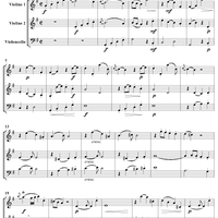 String Trio in G major op. 1, no. 6 - Full Score