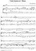 Viola Sonata in C Minor - Piano Score