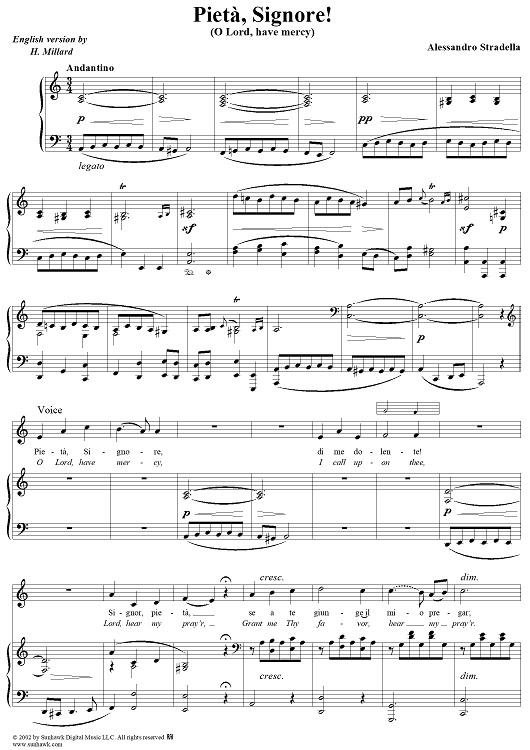 Pietà, Signore!
