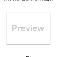 Trio Sonata in B-flat major, op. 1, no. 5