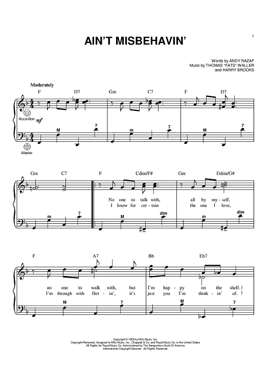 Ain't Misbehavin'