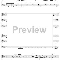 Flute Sonata No. 2 in E-flat Major, BWV1031 - Piano Score