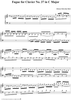 Fugue for Clavier in C Major, BWV952