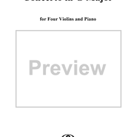 Concerto in G Major - Violin 3