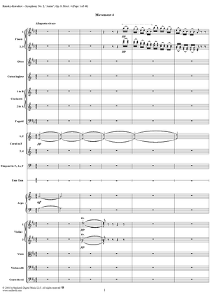 Symphony No. 2, "Antar", Op. 9, Version 3 (1897) Movement 4