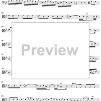 Sonata No. 3 in G Minor - Viola da Gamba - Viola da gamba