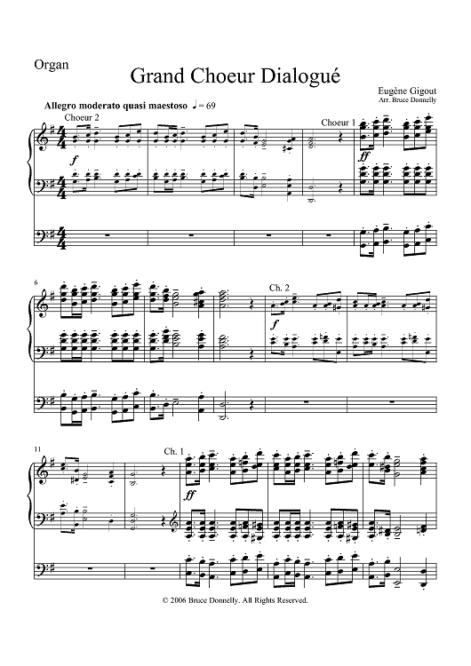 Grand Choeur Dialogué - Organ