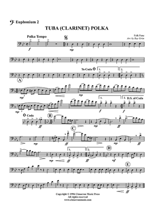 Tuba (Clarinet) Polka - Euphonium 2 BC/TC