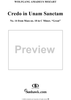 Credo in unam sanctam - No. 14 from Mass no. 18 in C minor ("Great")   - K427 (K417a)