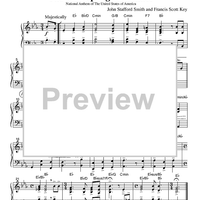 The Star Spangled Banner - Keyboard or Guitar