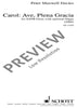 Carol: Ave, Plena Gracia - Choral Score