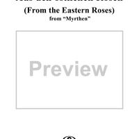 Myrthen, no. 25:  Aus den östlichen Rosen