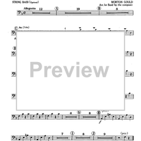 Pavanne (from Symphonette No. 2) - String Bass (opt.)