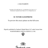 Springtime Festival - Tenor Saxophone