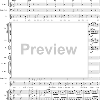 Aria for Soprano and Orchestra: "No, no, che non sei capace", K. 419 - Full Score