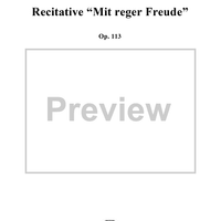 Mit reger Freude, No. 6a from "Die Ruinen von Athen", Op. 113 - Full Score