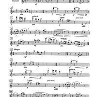 Miniatura - B-flat Clarinet 1