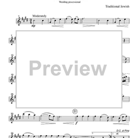 Yedid Nefesh - Wedding processional - Part 1 Clarinet in Bb