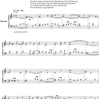 Chorale Preludes, Part II, Ein Betlied zu Christo, 4b. Allein zu dir, Herr Jesu Christ alio mode (Version 2)