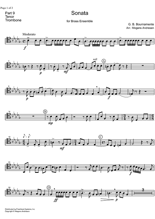 Sonata - Tenor Trombone