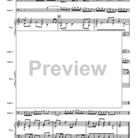 Trio Sonata I, BWV 1039 - Piano Score