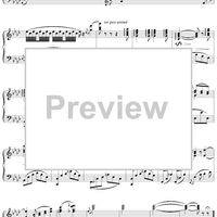 Sylvia, Act 3, No. 15b: Barcarolle - Piano Score
