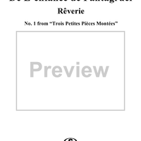 De l'enfance de Pantagruel, No. 1 from "Trois petites piéces montées" - No. 1 from  "Trois Petites Pièces Montées"
