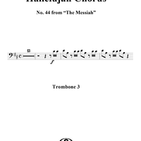 Hallelujah Chorus - Trombone 3