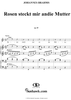 Rosen steckt mir andie Mutter - No. 6 from "Neue Liebeslieder Waltzes" Op. 65