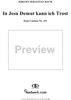 "In Jesu Demut kann ich Trost", Aria, No. 3 from Cantata No. 151: "Süsser Trost, mein Jesus kömmt" - Alto
