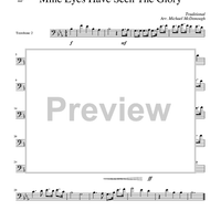 Mine Eyes Have Seen the Glory - Trombone 2