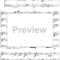 Trio in A Major Op. 3, No. 5 - Score