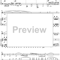 Cello Sonata No. 4 in C Major, Op. 102, No. 1 - Piano Score