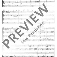 Overture and Sinfonia C major - Score