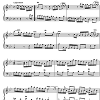 Pièces de clavecin  6th ordre, La Bersan