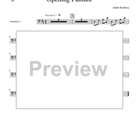 Opening Fanfare - Trombone 3