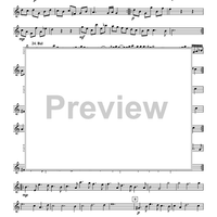 Fünffstimmigter blasender Music - B-flat Trumpet 1