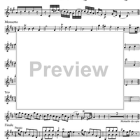 Divertimento No. 7 D Major KV205 - Violin