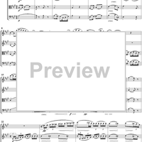 String Quartet No. 11 in E Major, Op. posth. 125, No. 2 - Score