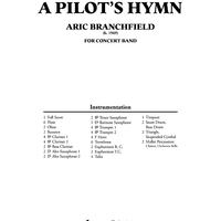 A Pilot's Hymn - Score