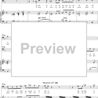 Recitative and Continuation of Grand Finale II from "Aida", Act 2 - Score