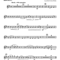 Danny Boy (Londonderry Air) - Horn 3 in E-flat and F