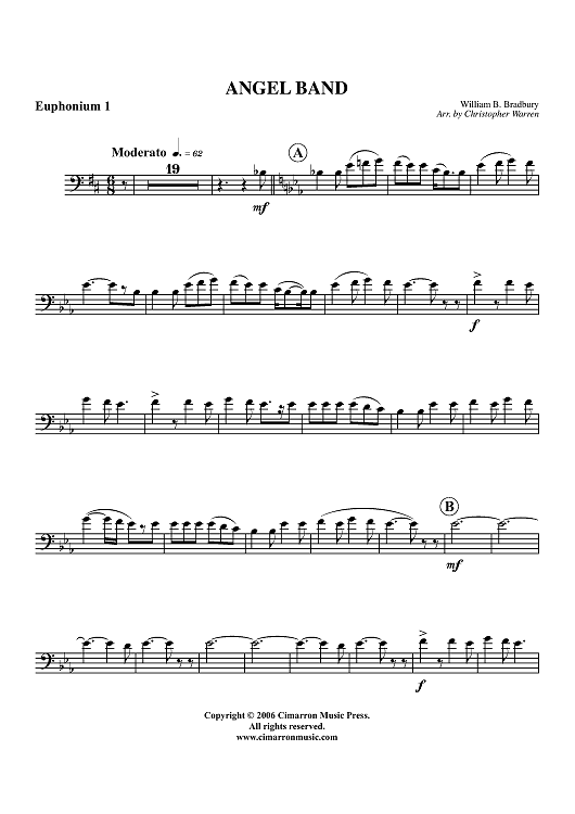 Angel Band - Euphonium 1 BC/TC