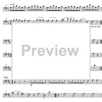 Minuet C Major D2d - Bassoon 1