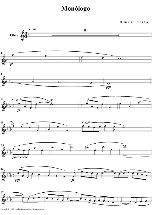 Monólogo - Oboe