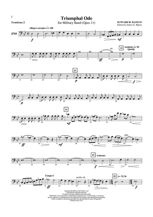 Triumphal Ode - Trombone 2